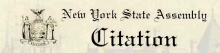 Healthy Homes, Town of Bedford Certificate of Appreciation & NY State Assembly Citation, NY