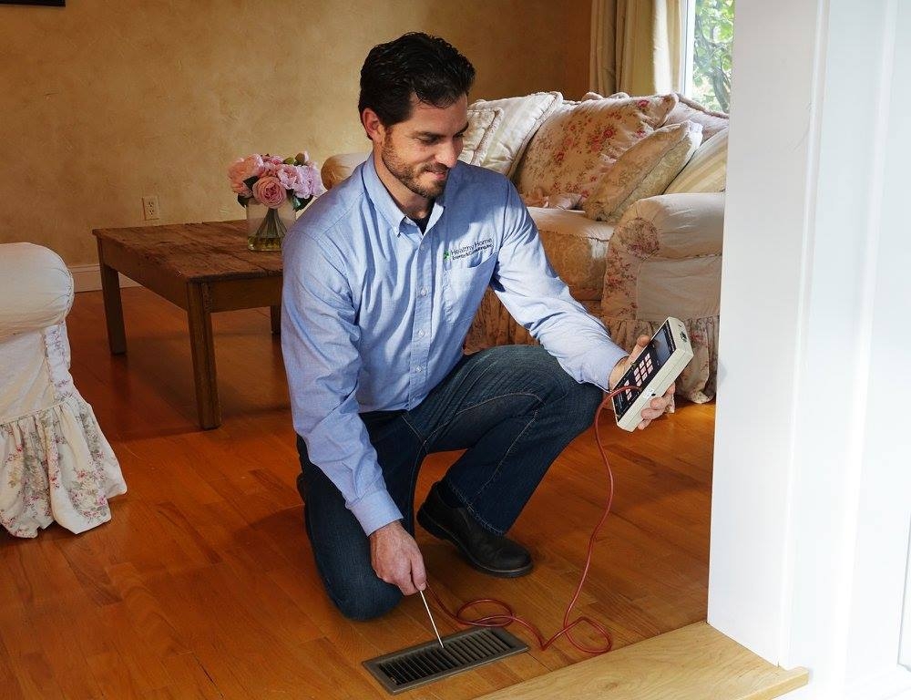 Healthy Home Employee Testing Duct