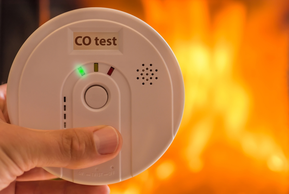 combustion testing and carbon monoxide (CO) alarm