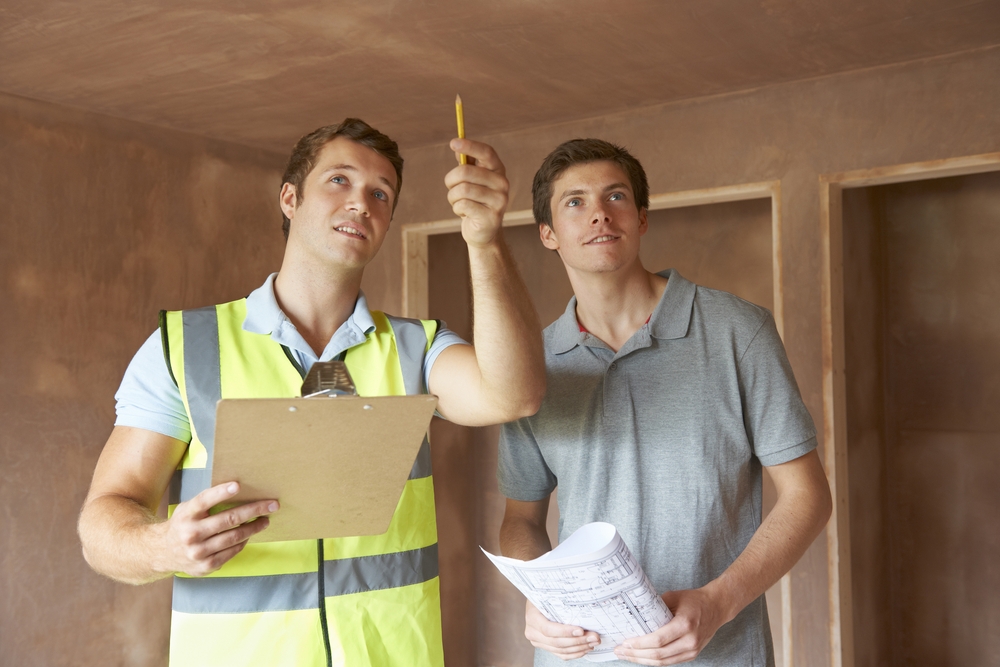 Inspecting a home ventilation system with home owner