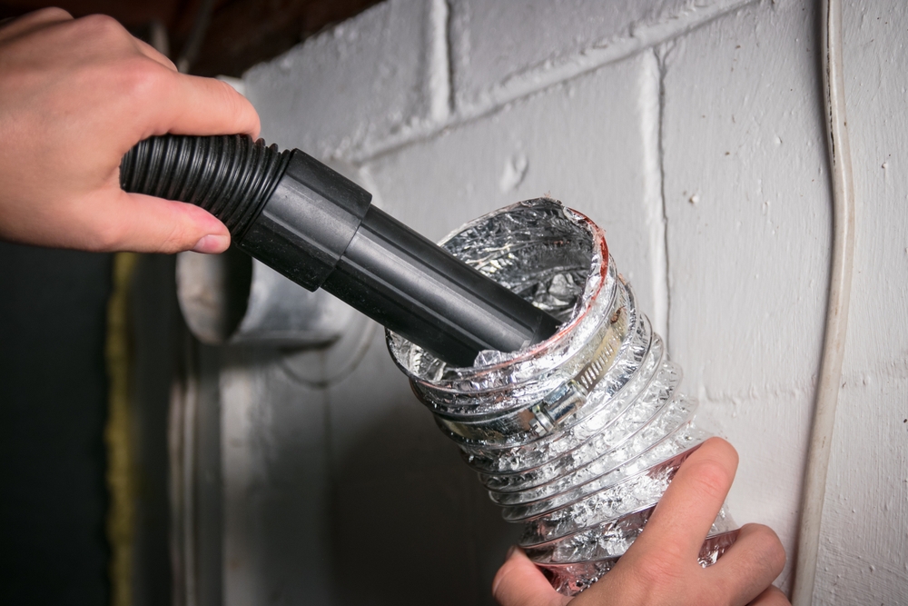 Vacuuming Dryer Vent Hose