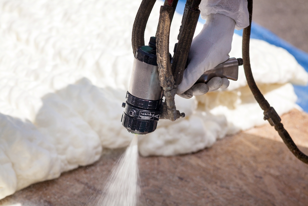 spray foam insulation to seal up and insulate