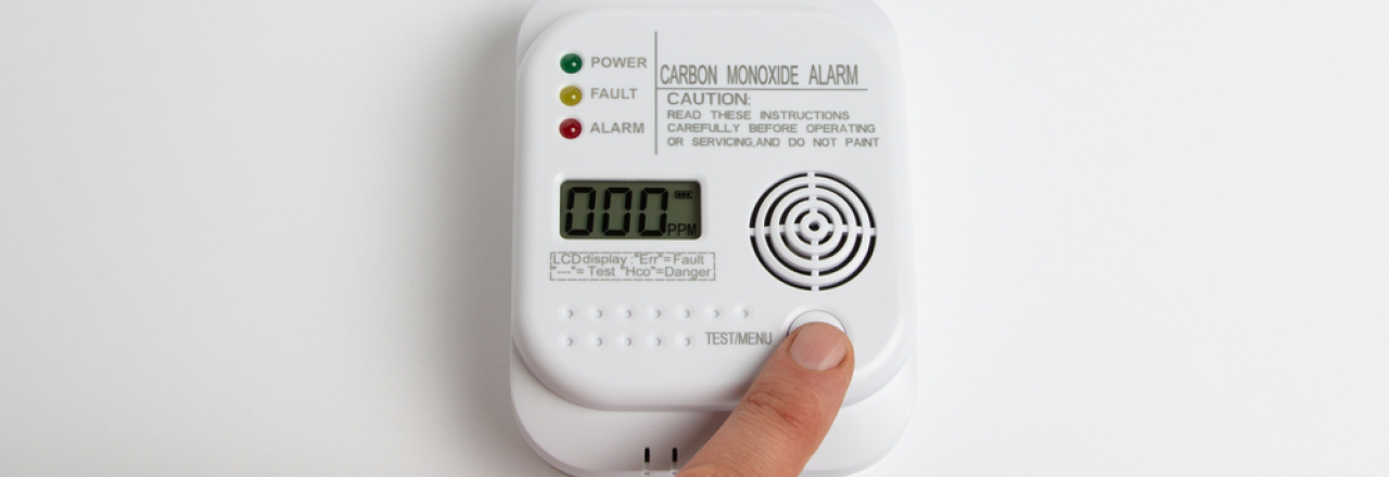 CO2 detector inside home