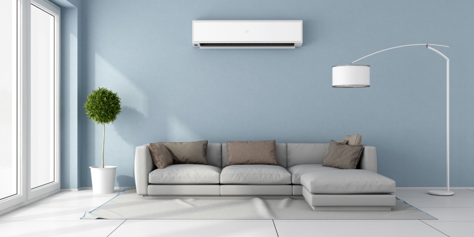 heat pump, mini split inside home