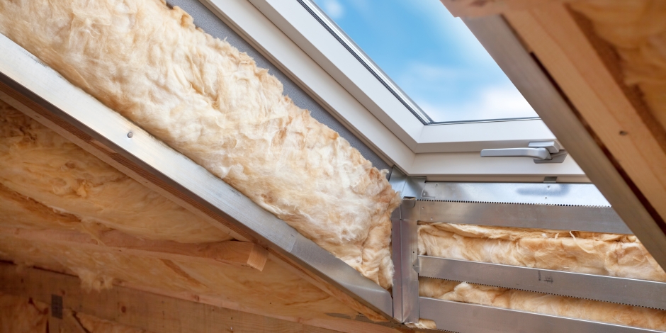 attic insulation, skylight in attic