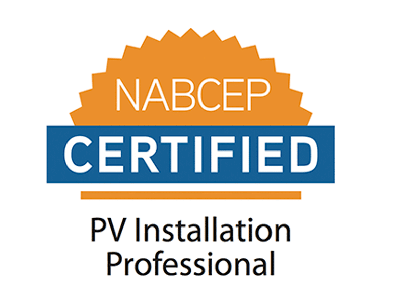 NABCEP Certified Solar PV Installer